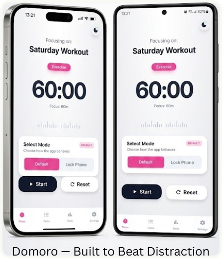 Domoro app preview placeholder